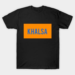 Khalsa Punjabi sikh Phrase T-Shirt